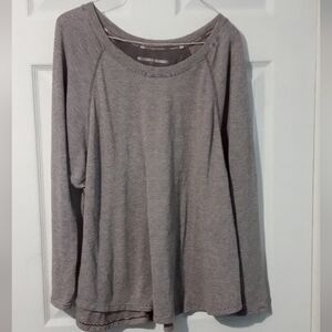 Tommy Hilfiger Women's Long Sleeve Top - Brown Stripes